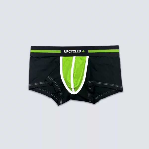 Upcycled Black Green Boxer - Image 2