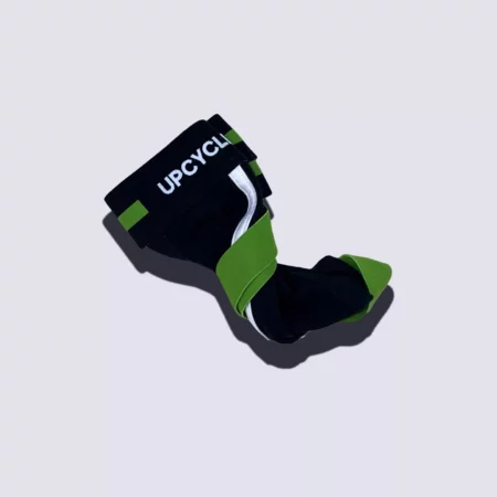 Upcycled Black Green Jockstrap - Image 1
