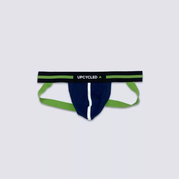 Upcycled Blue Green Jockstrap - Image 2