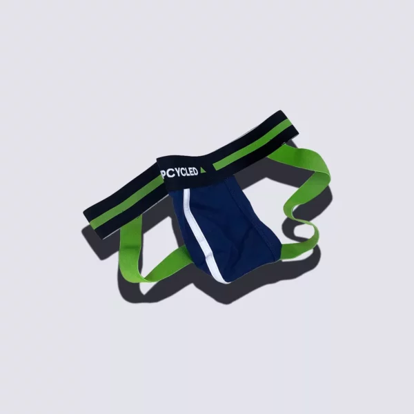 Upcycled Blue Green Jockstrap - Image 3