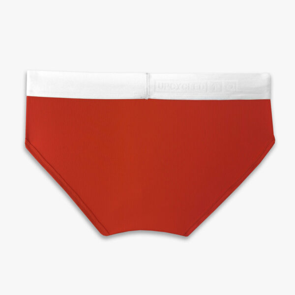 Upcycled Classic Red Brief - Image 4