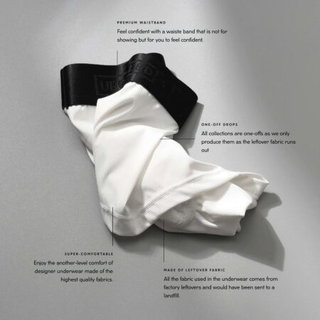 Upcycled Classic White Boxer - Image 2