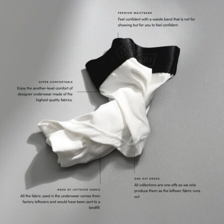 Upcycled Classic White Brief - Image 2
