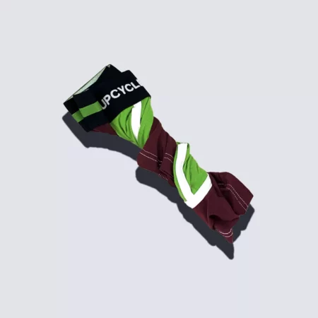 Upcycled Maroon Green Boxer - Image 1