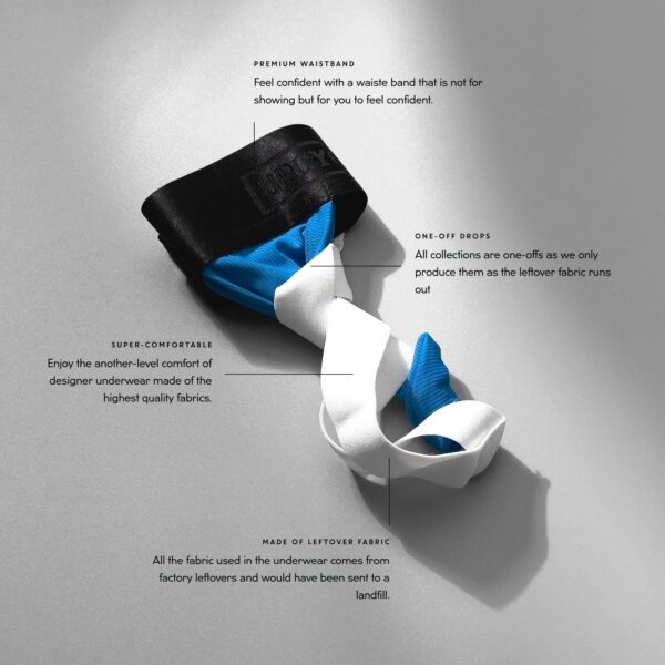 Upcycled Sport Blue Jock - Image 2