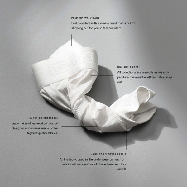 Upcycled Sport White Brief - Image 2