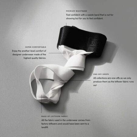 Upcycled Sport White Jock - Image 2