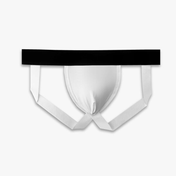Upcycled Sport White Jock - Image 3
