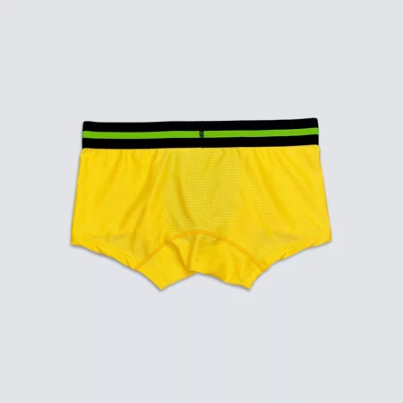 Upcycled Boxer Blue and Yellow - Image 4