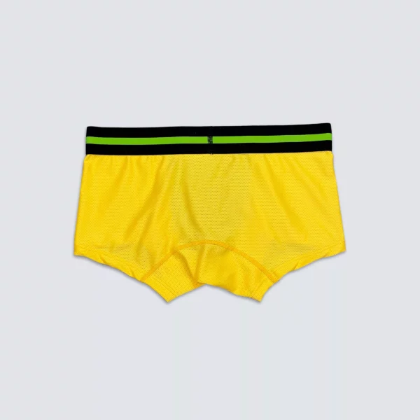Upcycled Boxer Blue and Yellow - Image 4