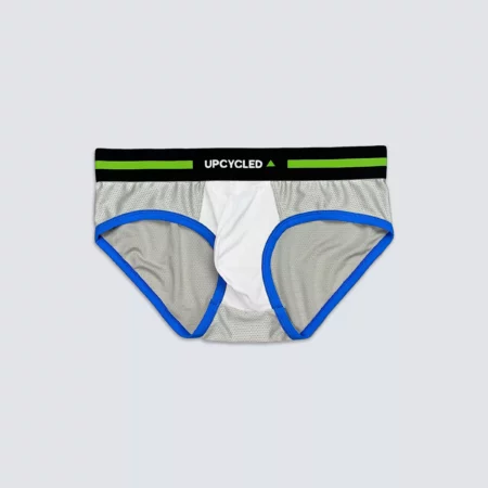Upcycled Brief White and Grey - Image 4