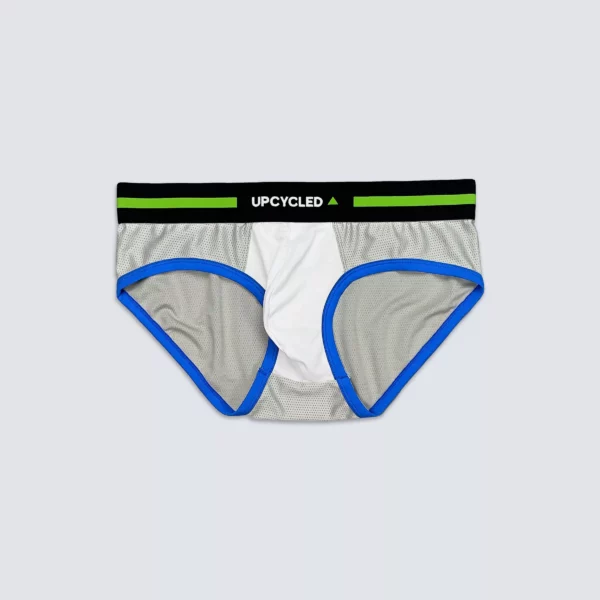 Upcycled Brief White and Grey - Image 4