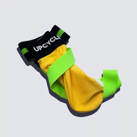 Upcycled Jock Mesh Yellow and Green - Image 1