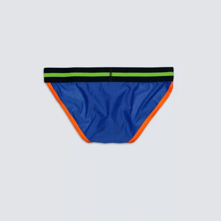 Upcycled Tanga Brief Mesh Blue - Image 4