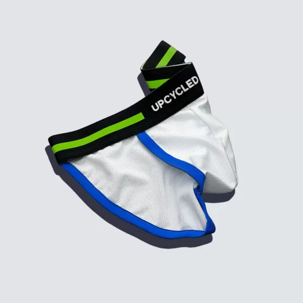Upcycled Tanga Brief Mesh White - Image 2