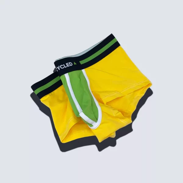 Upcycled Yellow Green Boxer - Image 4