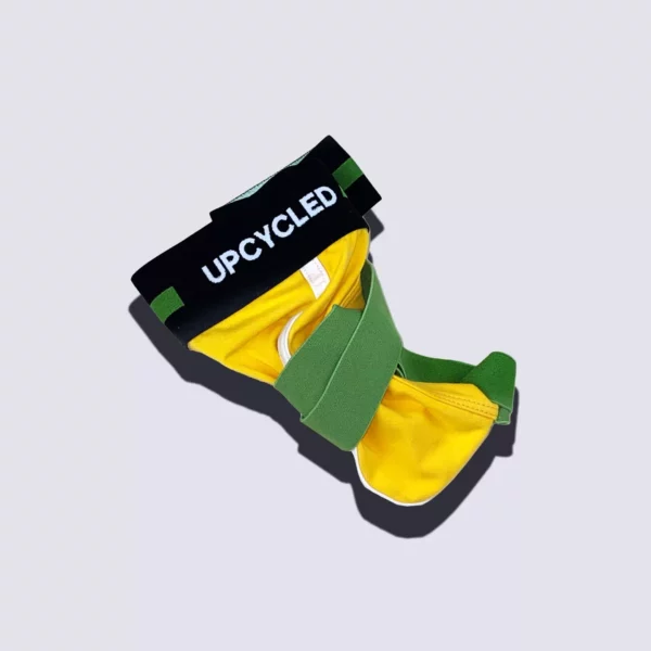 Upcycled Yellow Green Jockstrap