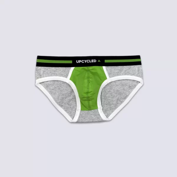 Upcycled Grey Green Brief - Image 2