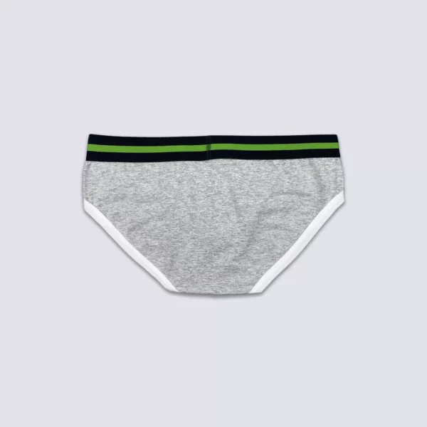 Upcycled Grey Green Brief - Image 3