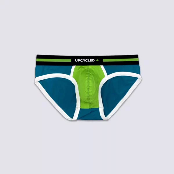 Upcycled Turquoise Green Brief - Image 2