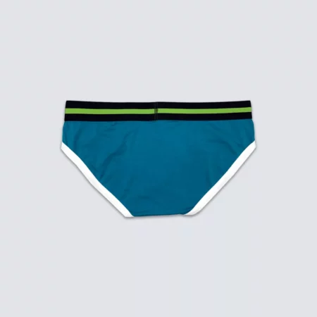 Upcycled Turquoise Green Brief - Image 3